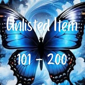 🦋UNLISTED ITEMS 101-200🦋